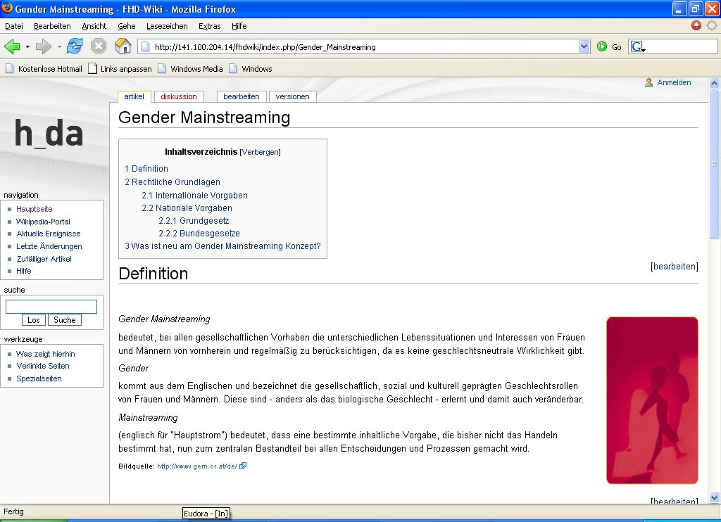 Gender Mainstreaming